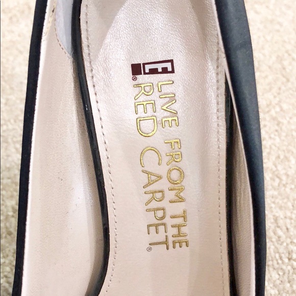 E Live From The Red Carpet Peep Toe Heels Size 8.5 - Picture 3 of 9